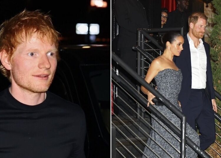 Meghan and Harry's glamorous NYC date night with Ed Sheeran - Celebrity News - Entertainment