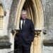 Britain's Prince Andrew, Duke of York, attends Sunday service at the Royal Chapel of All Saints, at Royal Lodge, in Windsor on April 11, 2021, two days after the death of his father Britain's Prince Philip, Duke of Edinburgh. - Queen Elizabeth II has described feeling a "huge void in her life" following the death of her husband Prince Philip, their son Prince Andrew said on April 11. Andrew, the couple's second son, said following family prayers at Windsor Castle that his mother was "contemplating" her husband's passing after his death on April 9 aged 99. (Photo by Steve Parsons / POOL / AFP) (Photo by STEVE PARSONS/POOL/AFP via Getty Images)