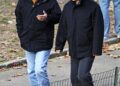 Andrew (left) and Epstein (right) strolling together in Central Park on December 5, 2010
