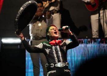 Pedro Fernández makes a grand performance at his concert at the El Paso County Coliseum on July 19, 2025.