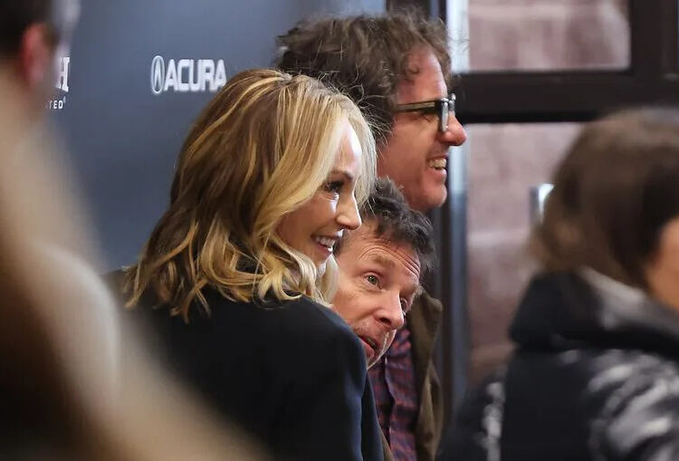 Michael J. Fox and wife Tracy Pollan pose for photos at the premiere of “Still: A Michael J. Fox Movie” at the Eccles Theatre in Park City during the Sundance Film Festival on Friday, Jan. 20, 2023. | Scott G Winterton, Deseret News