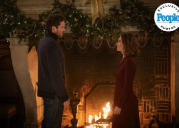 Mika Cotellon/Netflix Tom Wozniczka and Minka Kelly in Champagne Problems
