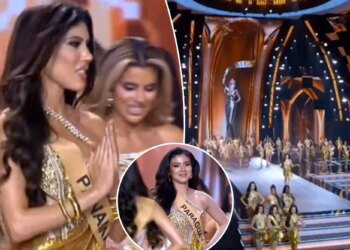 Miss Panama beauty queen Isamar Herrera’s awkward onstage blunder goes viral — leaving viewers mortified