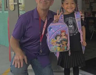 Lauren Baltazar Lauren's daughter and her teacher