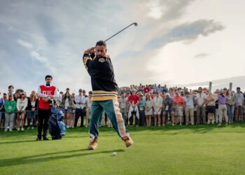 Adam Sandler in "Happy Gilmore 2."