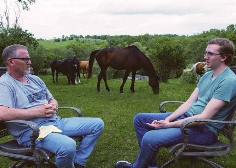 A publicity photo for the 2025 documentary "My Omaha"