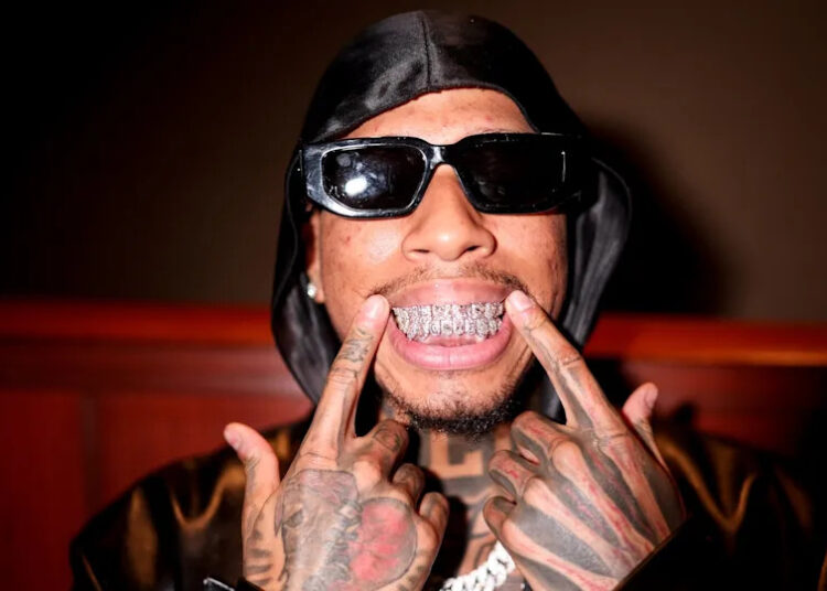 NLE Choppa at the 2025 iHeartRadio Music Awards held at the Dolby Theatre on March 17, 2025 in Los Angeles, California.