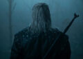 Geralt of Rivia showing off his sword on The Witcher