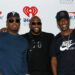 Nathan Morris (from left), Wanya Morris and Shawn Stockman of Boyz II Men arrive for the iHeartRadio Music Festival at T-Mobile Arena in Las Vegas on September 22, 2018. File photo by James Atoa/UPI