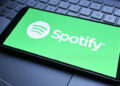 Spotify logo on a smarpthone