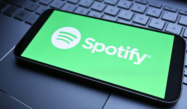 Spotify logo on a smarpthone