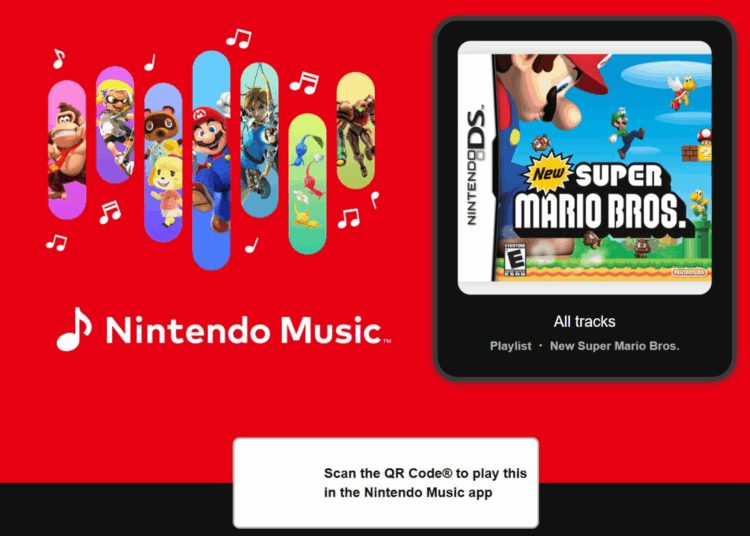 New Super Mario Bros, Nintendo Music