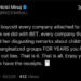 Tweet by Nicki Minaj stating a boycott against companies associated with a person for offensive remarks.