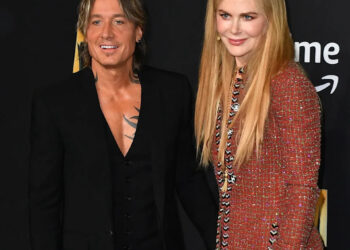 Keith Urban and Nicole Kidman at the 58th Annual Academy of Country Music Awards