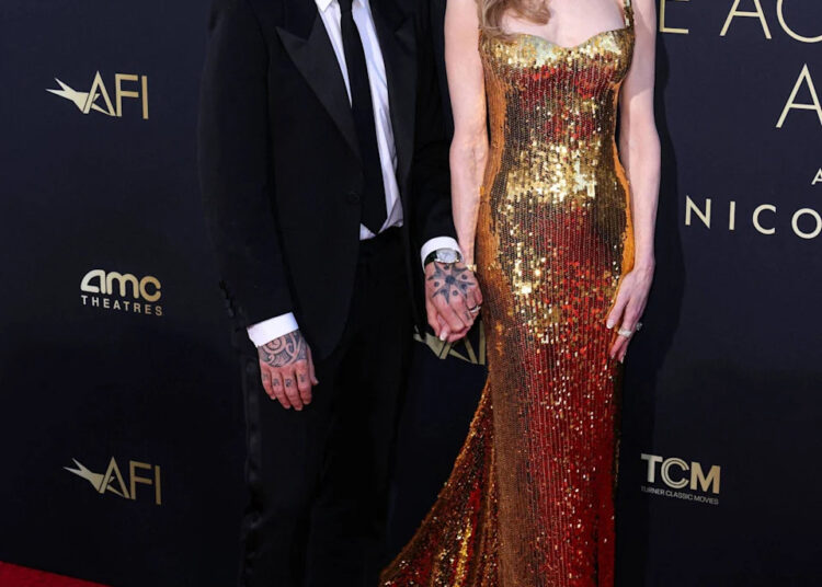 Nicole Kidman and Keith Urban at the 49th Annual AFI Lifetime Achievement Award Gala