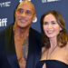 Dwayne Johnson and Emily Blunt attend the Toronto International Film Festival premiere of their film "The Smashing Machine" on Sept. 8. Photo by Chris Chew/UPI