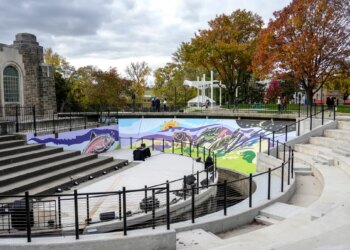Officials unveil new $3.6M Fish Ladder Music Park in Lansing