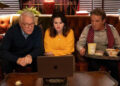 (L-R) Steve Martin, Selena Gomez and Martin Short in 'Only Murders in the Building'<p>Courtesy of Hulu</p>