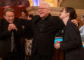 Martin Short, Steve Martin and Selena Gomez in 'Only Murders in the Building' season 5. (Disney/Patrick Harbron)