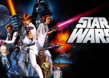 Original theatrical poster for Star Wars from 1977.