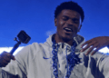 Otega Oweh introduced at Big Blue Madness - Jeff Drummond, Cats Illustrated