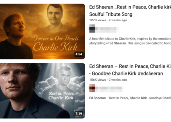 People used AI to make dozens of fake celebrity tributes to Charlie Kirk. Millions believed them