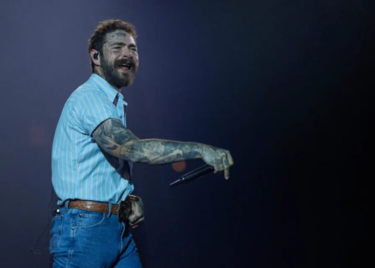 Post Malone at Coachella Music Festival 2025