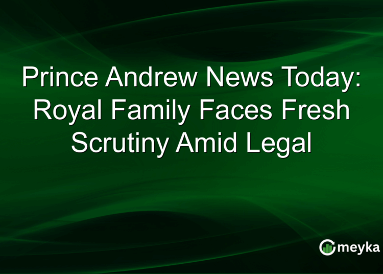 Prince Andrew News Today: Royal Family Faces Fresh Scrutiny Amid Legal