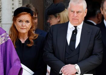Prince Andrew and his ex-wife Sarah Ferguson (pictured together at the Duchess of Kent's funeral last month) have finally agreed to leave Royal Lodge - but only if they get two alternative houses in return