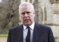 WINDSOR, ENGLAND - APRIL 11: Prince Andrew, Duke of York, attends the Sunday Service at the Royal Chapel of All Saints, Windsor, following the announcement on Friday April 9th of the death of Prince Philip, Duke of Edinburgh, at the age of 99, on April 11, 2021 in Windsor, England. (Photo by Steve Parsons - WPA Pool/Getty Images)
