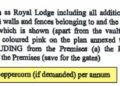 The full version of the lease was disclosed on Monday reads: 'Rent means one peppercorn (if demanded) per annum'