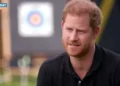 Prince Harry during his interview with NBC's Hoda Kotb