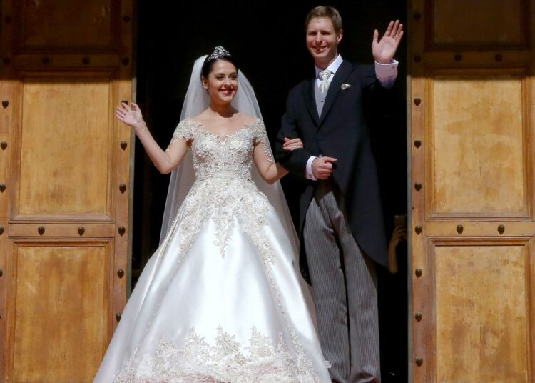 Crown Prince Leka married Elia Zaharia in 2016