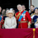 08-06-2019 England The ceremony of the Trooping the Colour, marking the monarch's official birthday, in London. Queen Elizabeth II Camilla, Duchess of Cornwall, Vice Admiral Timothy Laurence, Prince Charles, Prince of Wales Prince Andrew Britain's Princess Beatrice of York Britain's Princess Anne, Princess Royal, Queen Elizabeth II Princess Eugenie of York Lady Louise Windsor, Prince Andrew, Duke of York Prince Harry, Duke of Sussex, Meghan, Duchess of Sussex
