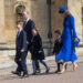 The Prince and Princess of Wales and their children Prince George, Princess Charlotte and Prince Loui