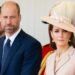WINDSOR, ENGLAND - JULY 08: Prince William, Prince of Wales and Catherine, Princess of Wales on the Royal Dais at Datchet Road on July 08, 2025 in Windsor, England. President Emmanuel Macron and Mrs Brigitte Macron visit the UK in the first visit State Visit made by France in 17 years. They are staying at Windsor Castle, hosted by King Charles III and Queen Camilla, and a banquet will be held there in their honour. The Macrons will visit Imperial College, and the President will address Parliament during his stay. (Photo by Samir Hussein/WireImage)