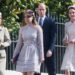 WINDSOR, ENGLAND - APRIL 16:  Catherine, Duchess of Cambridge (R) Prince William, Duke of Cambridge, Princess Beatrice of York (2L) and Princess Eugenie of York (L) attend Easter Day Service at St George's Chapel on April 16, 2017 in Windsor, England.  (Photo by Samir Hussein/Samir Hussein/WireImage)