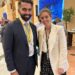Princess Beatrice travelled to Saudi Arabia to attend the Future Investment Initiative event in Riyadh. Pictured: Beatrice posed alongside Sunil Sharma