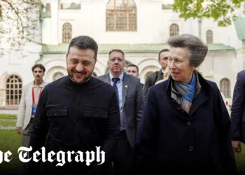 Princess Royal meets Zelensky during Ukraine visit