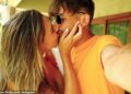 Zara McDermott proudly showed support for her boyfriend Louis Tomlinson on Tuesday as he released new music