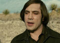 Anton Chugurh in the desert in No Country for Old Men