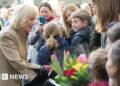 Queen Camilla visits Poppy Project and community hub in Wiltshire