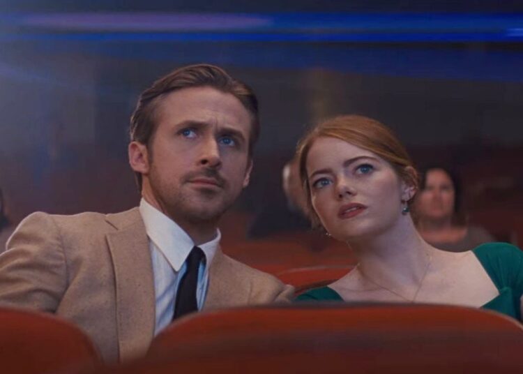 Ryan Gosling and Emma Stone in La La Land