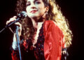 Gloria Estefan performing with Miami Sound Machine at Radio City Music Hall in New York City on July 25, 1988.