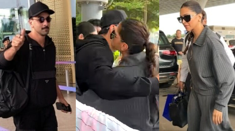 Ranbir Kapoor & Deepika Padukone Hug At Delhi Airport; Fans Ask YJHD 2