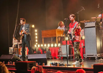 Red Clay Strays perform at Detroit's Fox Theatre on Oct. 4, 2025, opening show in a two-night stand.
