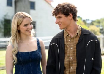 McKenna Grace as Clara and Mason Thames as Miller in "Regretting You."