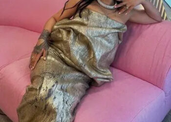 Lena Mahfouf/Instagram Rihanna on the Couch by Lena Situations podcast.