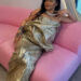Lena Mahfouf/Instagram Rihanna on the Couch by Lena Situations podcast.