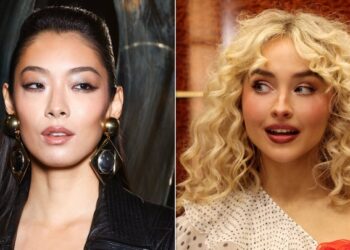 Rina Sawayama (left) responded to Sabrina Carpenter's "SNL" performance this weekend by offering some words of constructive criticism.